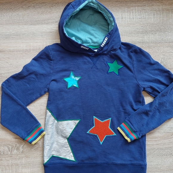 Mini Boden guc star 🌟 sweatshirt hoodie 11-12 years - Picture 15 of 15